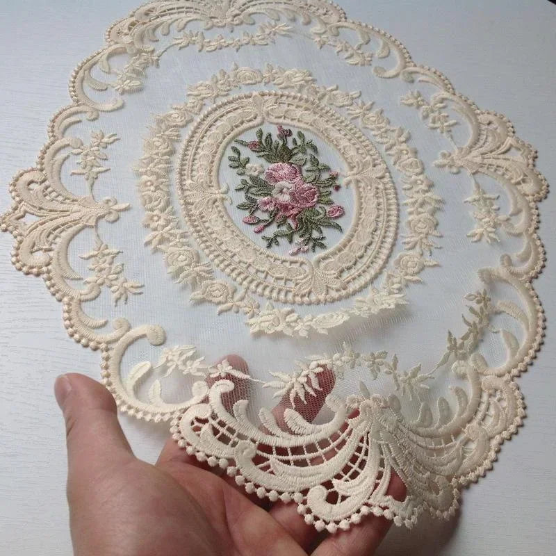 Elegant Lace Table Coaster&nbsp;