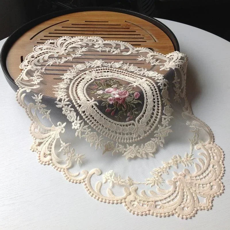 Elegant Lace Table Coaster&nbsp;