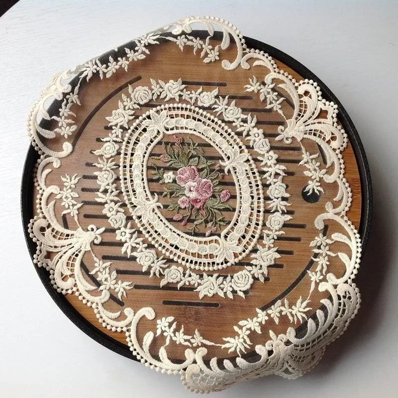 Elegant Lace Table Coaster&nbsp;